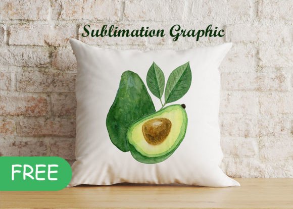 Download Sublimation Watercolor Avocado - Watercolor Collection