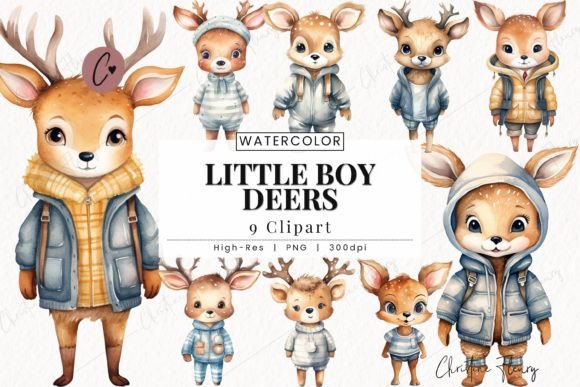 Download Little Boy Deers Clipart, Deer PNG - Art Collection