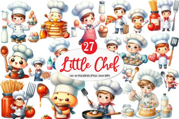 Download Cute Little Chef Clipart Cooking - Art Collection