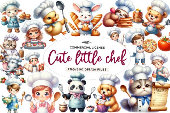 Download Cute Little Chef Clipart Cooking - Art Collection