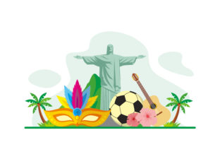Download Brazil Flat Design Illustration - Flat design Collection
