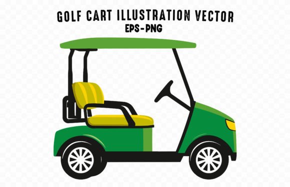 Download Golf Cart Illustration, Club Car Vector - Art Collection