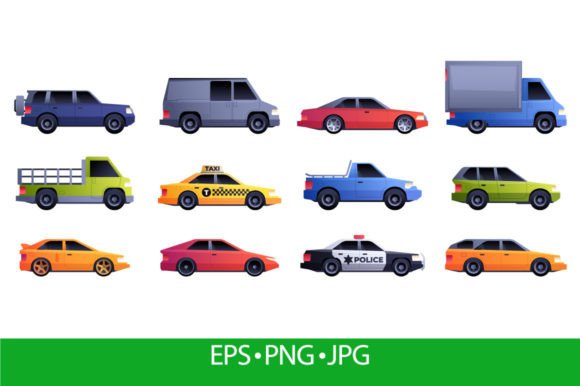 Download Cars Collection. Cartoon Vehicle - Art Collection