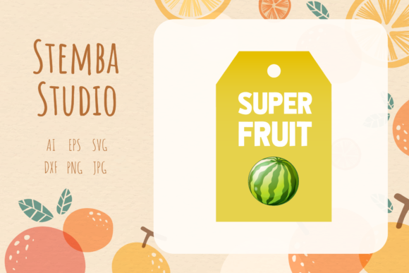 Download Fruit Tag Watermelon Vector Design Art - Art Collection