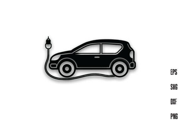 Download Electronic Car Line Art Silhouette PNG - Art Collection