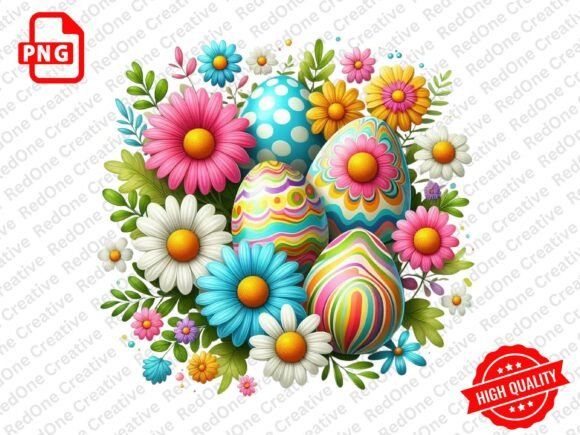 Download Groovy Retro Easter Clipart PNG - Art Collection