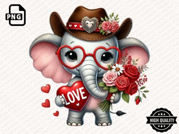 Download Cute Valentine Animal Clipart PNG - Art Collection