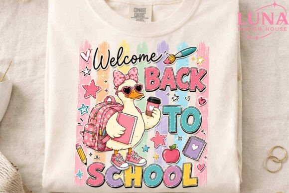 Download Welcome Back to School Duck PNG Clipart - Art Collection