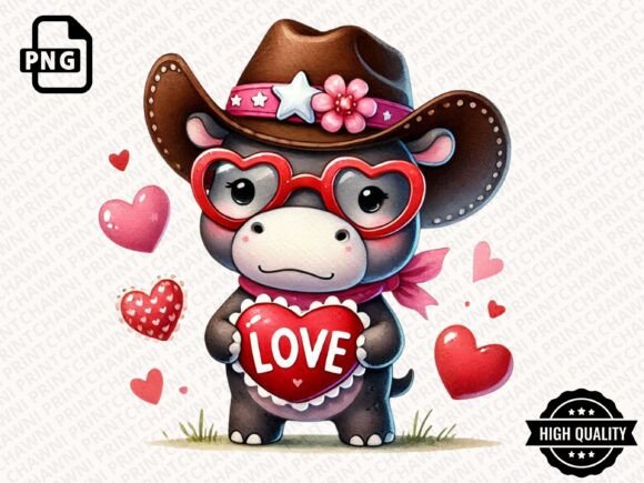 Download Cute Valentine Animal Clipart PNG - Art Collection