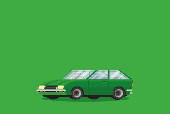 Download Old Classic Car Flat Design Cartoon - Flat design Collection
