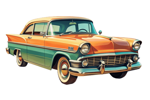 Download Watercolor Vintage Car PNG Mega Bundle - Watercolor Collection