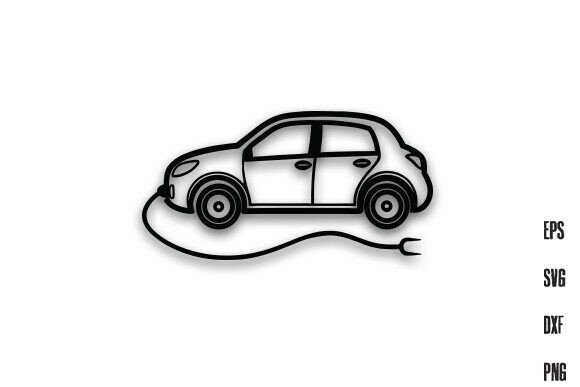 Download Electronic Car Line Art Silhouette PNG - Art Collection