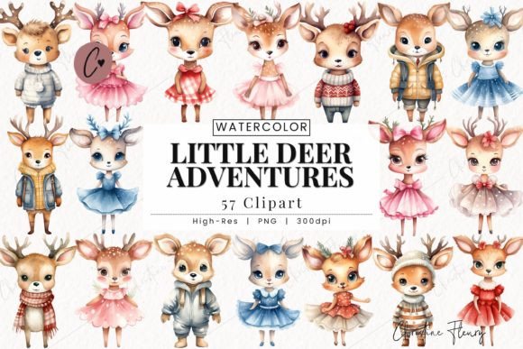 Download Little Deer Adventures Clipart, Deer PNG - Art Collection