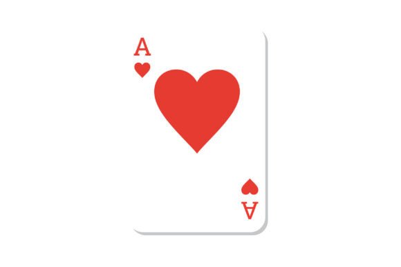 Download Ace of Hearts Playing Card Flat Design M - Flat design Collection