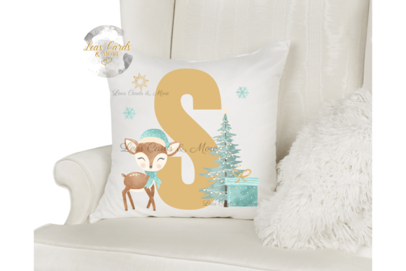 Download Cute Deer Christmas Alphabet Clipart - Art Collection