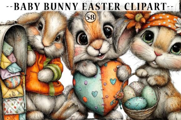 Download Baby Bunny Easter Clipart - Art Collection