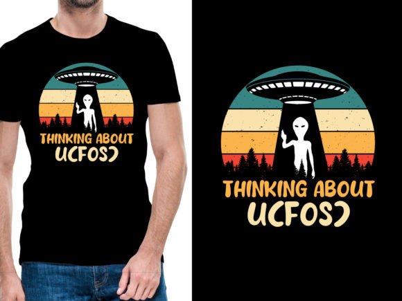 Download Thinking About Ufo Alien Tshirt Design - Alien tshirt design Collection