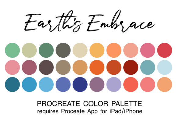 Download Earth’s Embrace Procreate Color Palette - Art Collection
