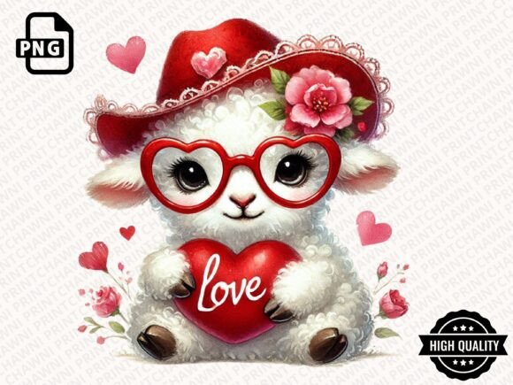Download Cute Valentine Animal Clipart PNG - Art Collection