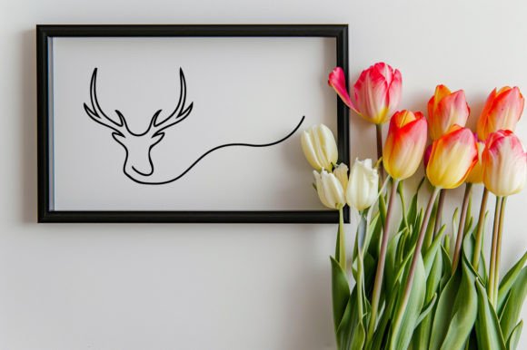 Download Continuous Line Art Drawing of Head Deer - Art Collection
