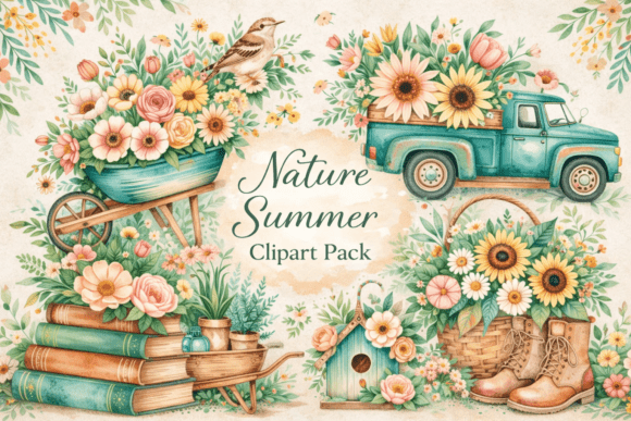 Download Nature Summer Clipart Pack. - Art Collection