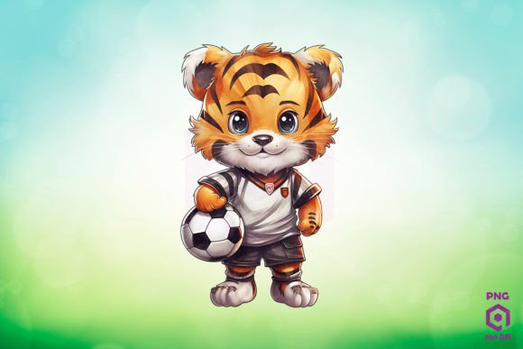 Download Football Player Tiger Clipart PNG - Art Collection