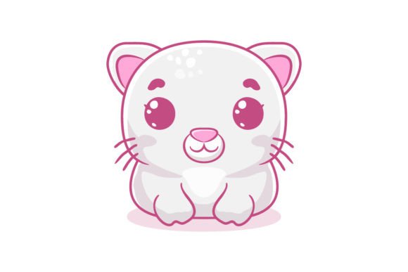 Download Vector Cute Baby Cat Cartoon Character - Art Collection