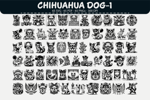 Download Chihuahua Dog Vector Clipart – 65 Design - Art Collection
