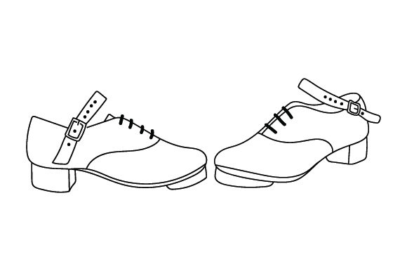 Download Irish Dance Hard Shoes Line Art - Art Collection