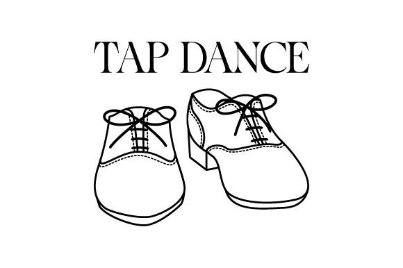 Download Tap Dance Shoes Line Art - Art Collection