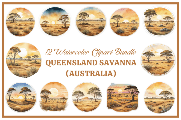 Download Queensland Savanna Grasslands Art Bundle - Art Collection