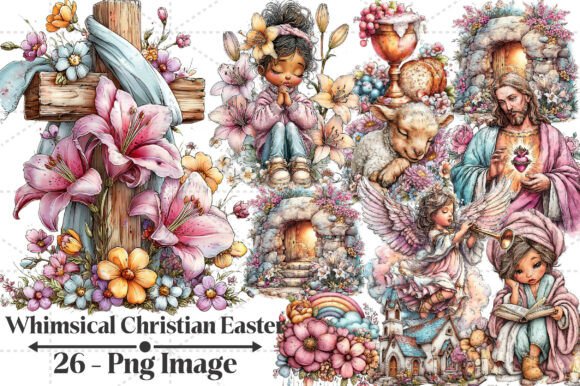Download Whimsical Christian Easter Clipart - Art Collection