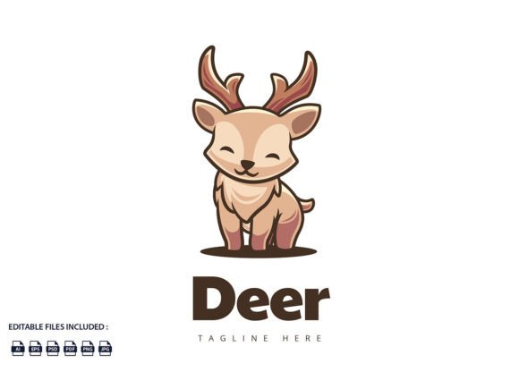 Download Deer Cartoon Illustration Logo - Art Collection