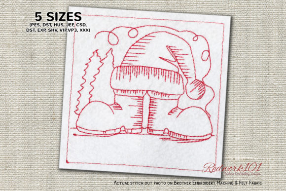 Download Christmas Shoes Lineart Design - Art Collection