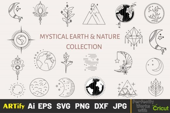Download Earth Mystical Minimalist Line Art Ideas - Art Collection