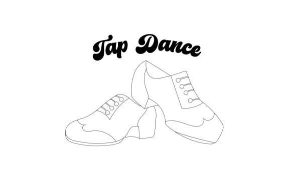 Download Tap Dance Shoes Line Art - Art Collection