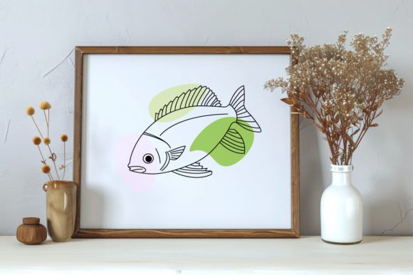 Download Fish One Line Vector Art Illustration - Art Collection