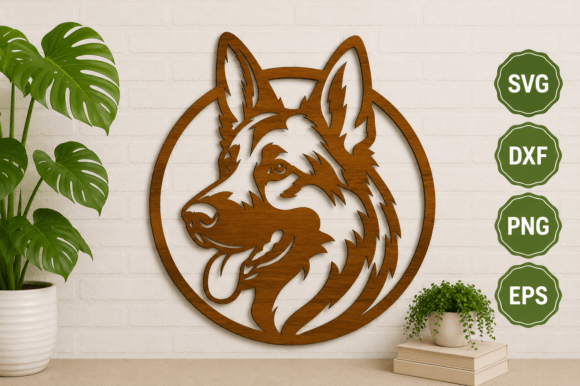 Download Dog Wall Art SVG Laser Cut - Art Collection