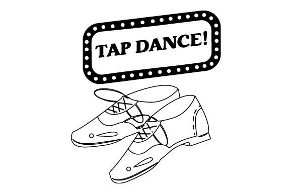 Download Tap Dance Shoes Line Art - Art Collection