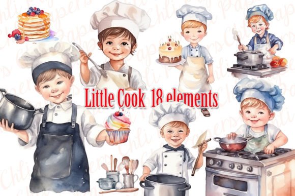 Download Cute Little Chef Clipart,Cooking Clipart - Art Collection