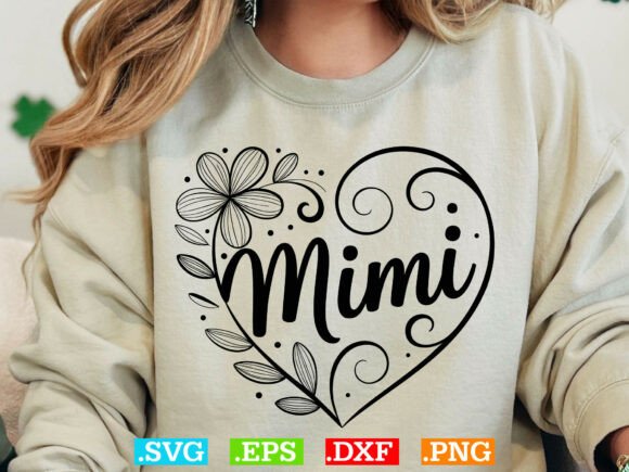 Download Mimi Heart Svg, Instant Download - Art Collection