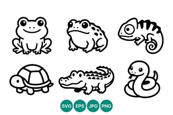 Download Cute Cartoon Animal Vector Art - Art Collection